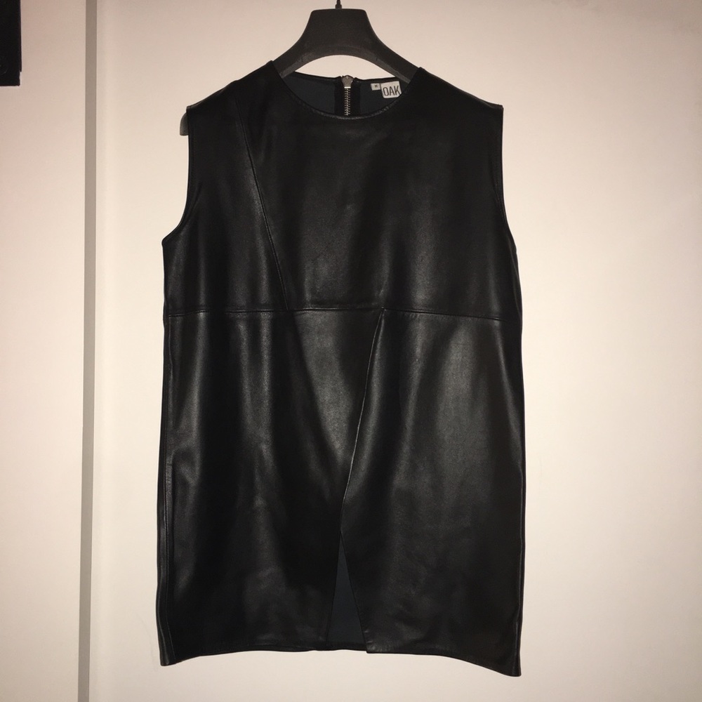 OAK women’s leather vest - Tunic . Size M